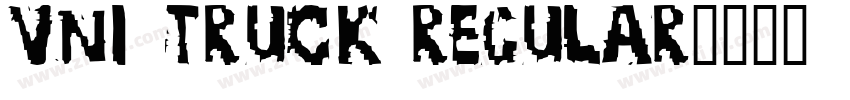 VNI Truck Regular字体转换